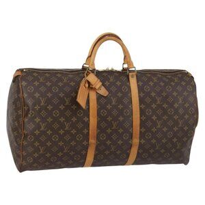 LOUIS VUITTON Monogram Keepall 60 Boston Bag Vintage